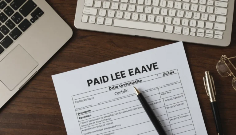 attestation congés payés
