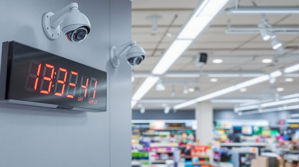 combien de temps sont conservées les vidéos des magasins