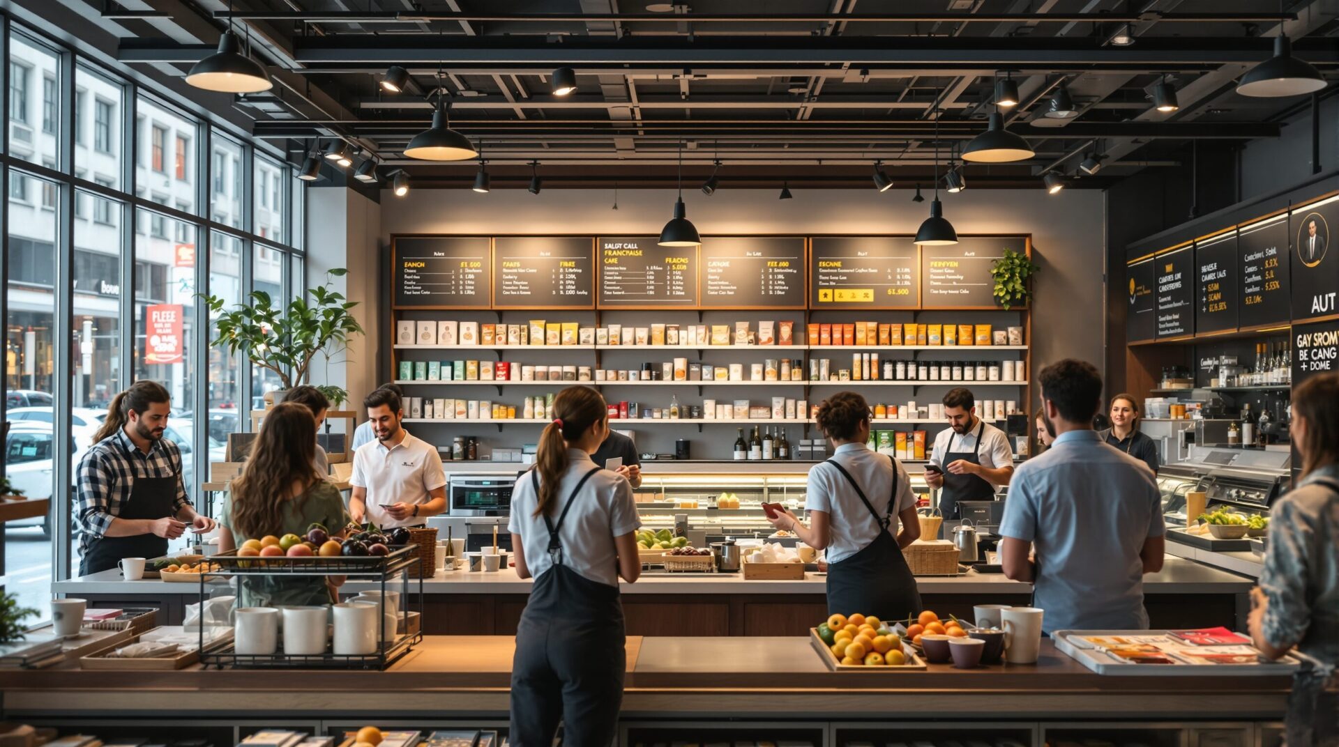 definition d un magasin franchisé