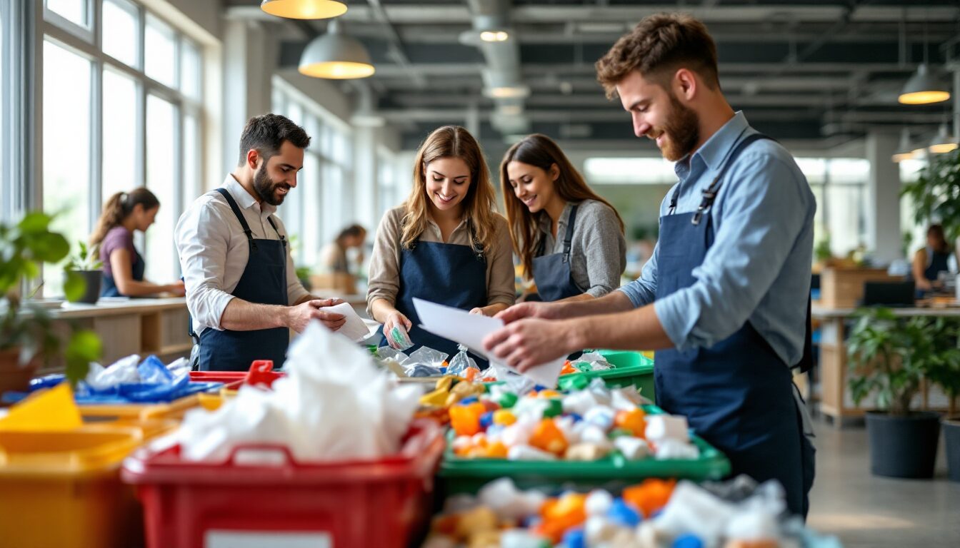 recyclage en entreprise