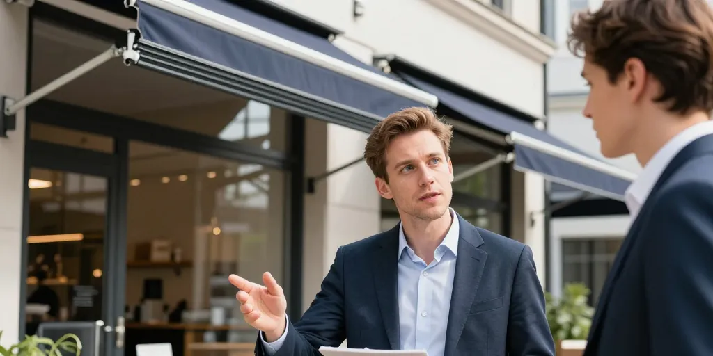 store banne pour professionnel