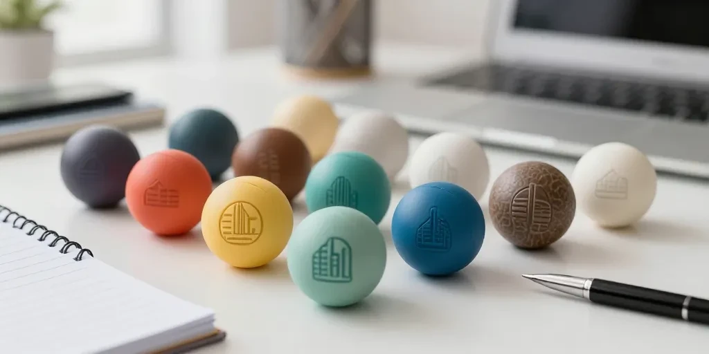 balle anti-stress personnalisée