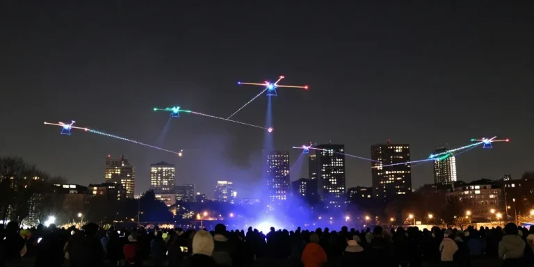 cuánto cuesta un espectáculo de luces con drones